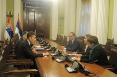 6 November 2015 The Chairman of the Committee on Constitutional and Legislative Issues in meeting with the representatives of the OSCE Mission to Serbia and OSCE/ODIHR